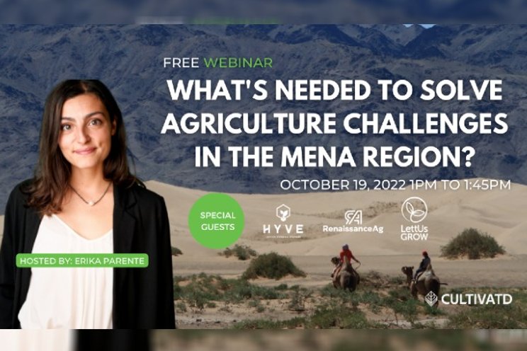 Solutions for agri challenges in MENA